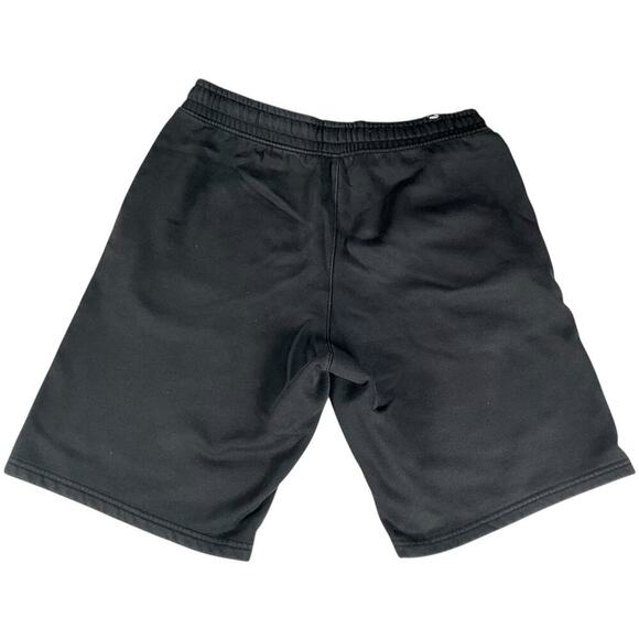 Puma Mens Sweat Shorts Black & Grey Size Medium Drawstring Waist Pockets Cozy - Picture 3 of 8